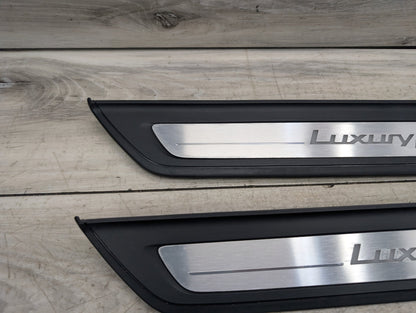2017-2023 BMW 530i G30 Front Rear Left Right Scuff Plate Door Sill SET 7405773 OEM