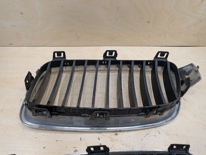 2012-2018 BMW 328i F30 SPORT Front Left Right Upper Bumper Cover Kidney Grilles SET 7260497