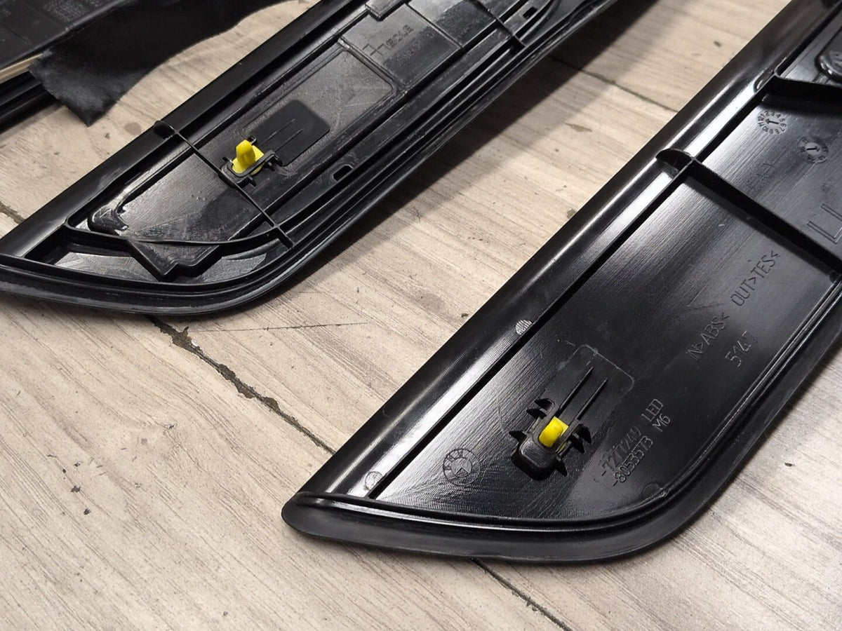 2012-2018 BMW M6 F06 Front Rear Left Right Scuff Plate Door Sill SET 7277249 OEM