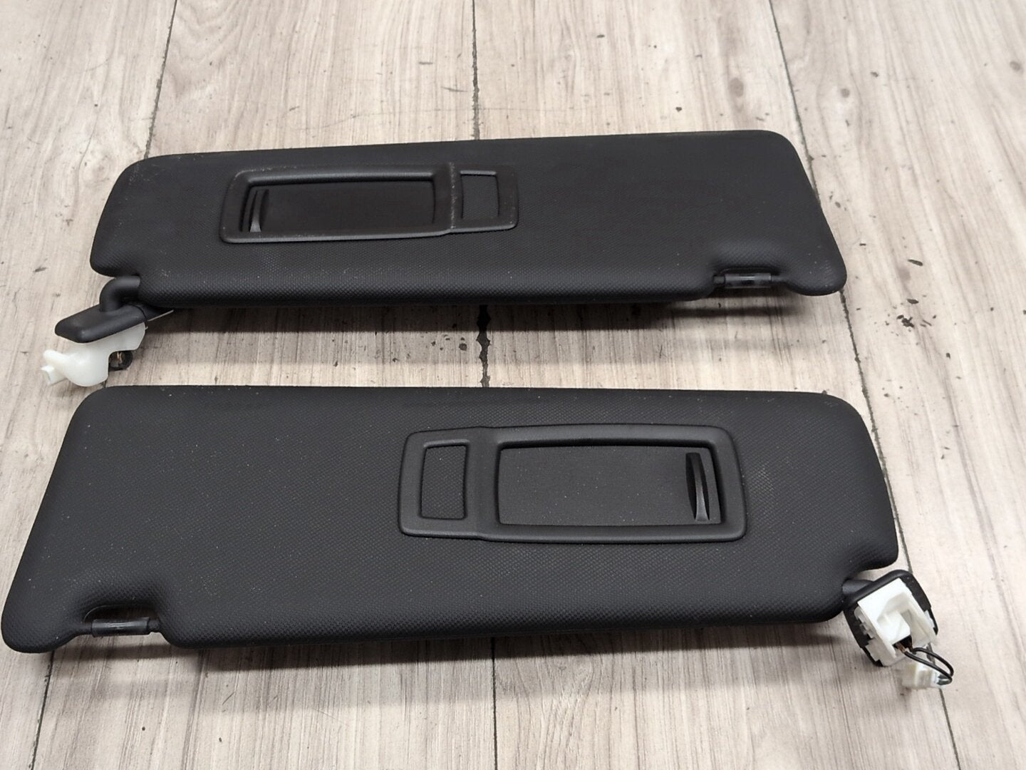 OEM BMW F30 F31 F32 F36 F80 F82 M3 M4 Left Right Interior Sun Visor PAIR Black