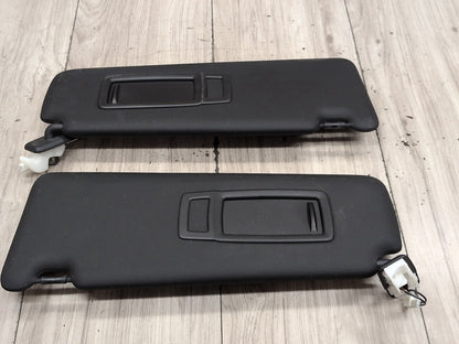 OEM BMW F30 F31 F32 F36 F80 F82 M3 M4 Left Right Interior Sun Visor PAIR Black
