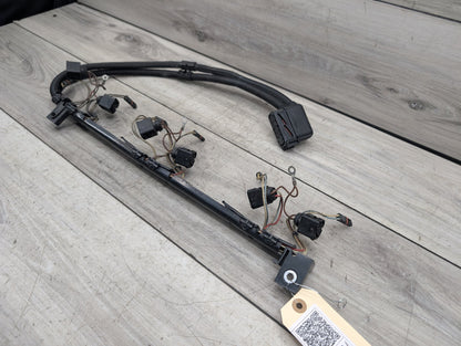 2014 BMW F10 535i Engine Motor Ignition Injector Wiring Wire Harness 7589639