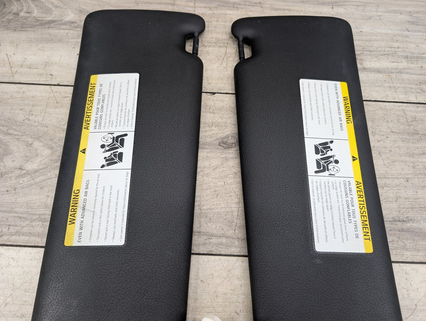 OEM BMW F30 F31 F32 F36 F80 F82 M3 M4 Left Right Interior Sun Visor PAIR Black