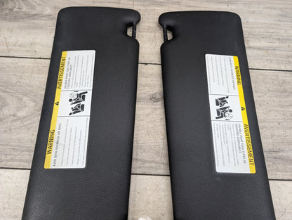 OEM BMW F30 F31 F32 F36 F80 F82 M3 M4 Left Right Interior Sun Visor PAIR Black