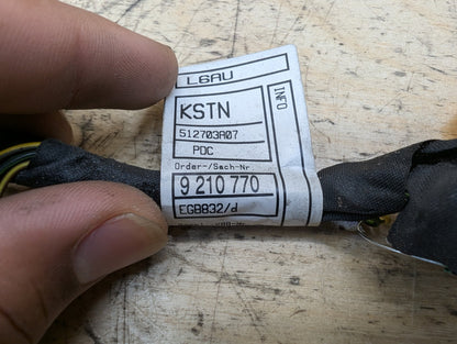 2010-2017 BMW 535i GT xDrive F07 Front Bumper PDC Parking Sensor Wiring Wire Harness 9210770 OEM