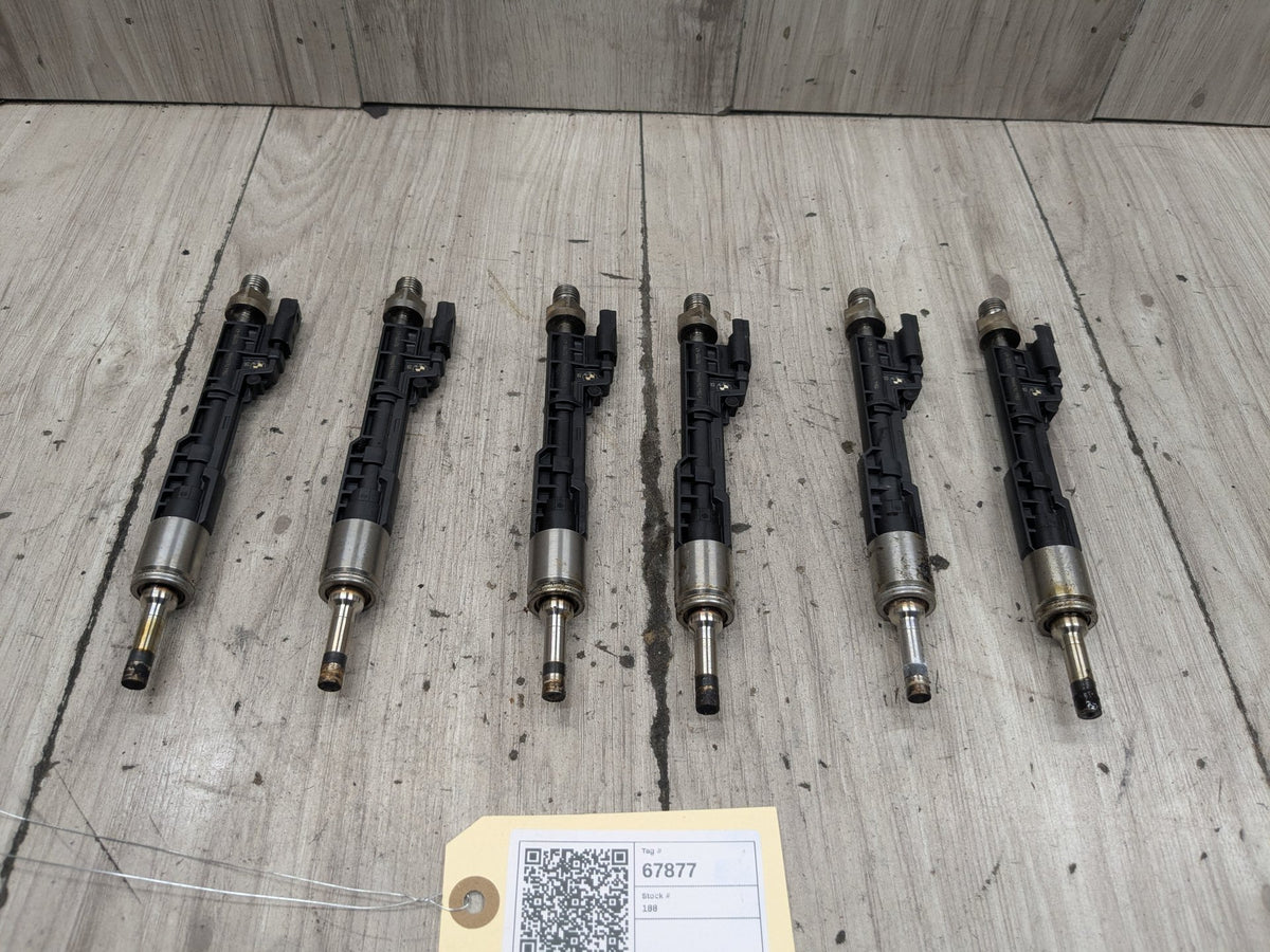 2017 BMW F16 X6 Engine Motor Injector SET 7639994