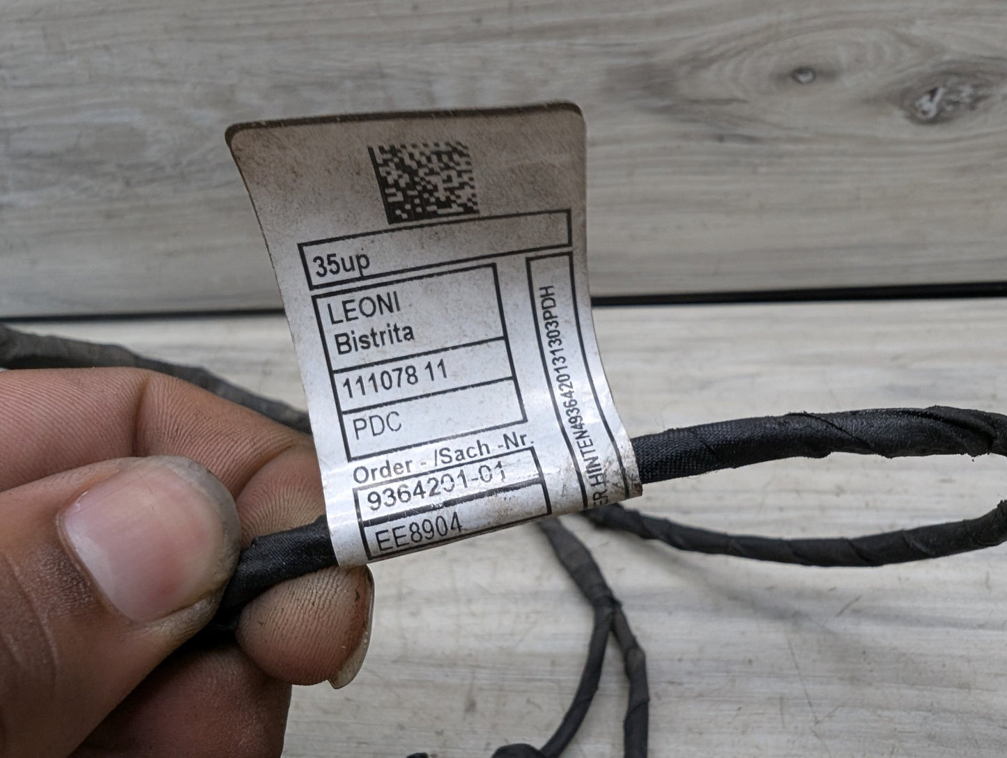 OEM BMW F90 M5 G30 Rear Parking Distance Sonic Harness Wire w/O PDC