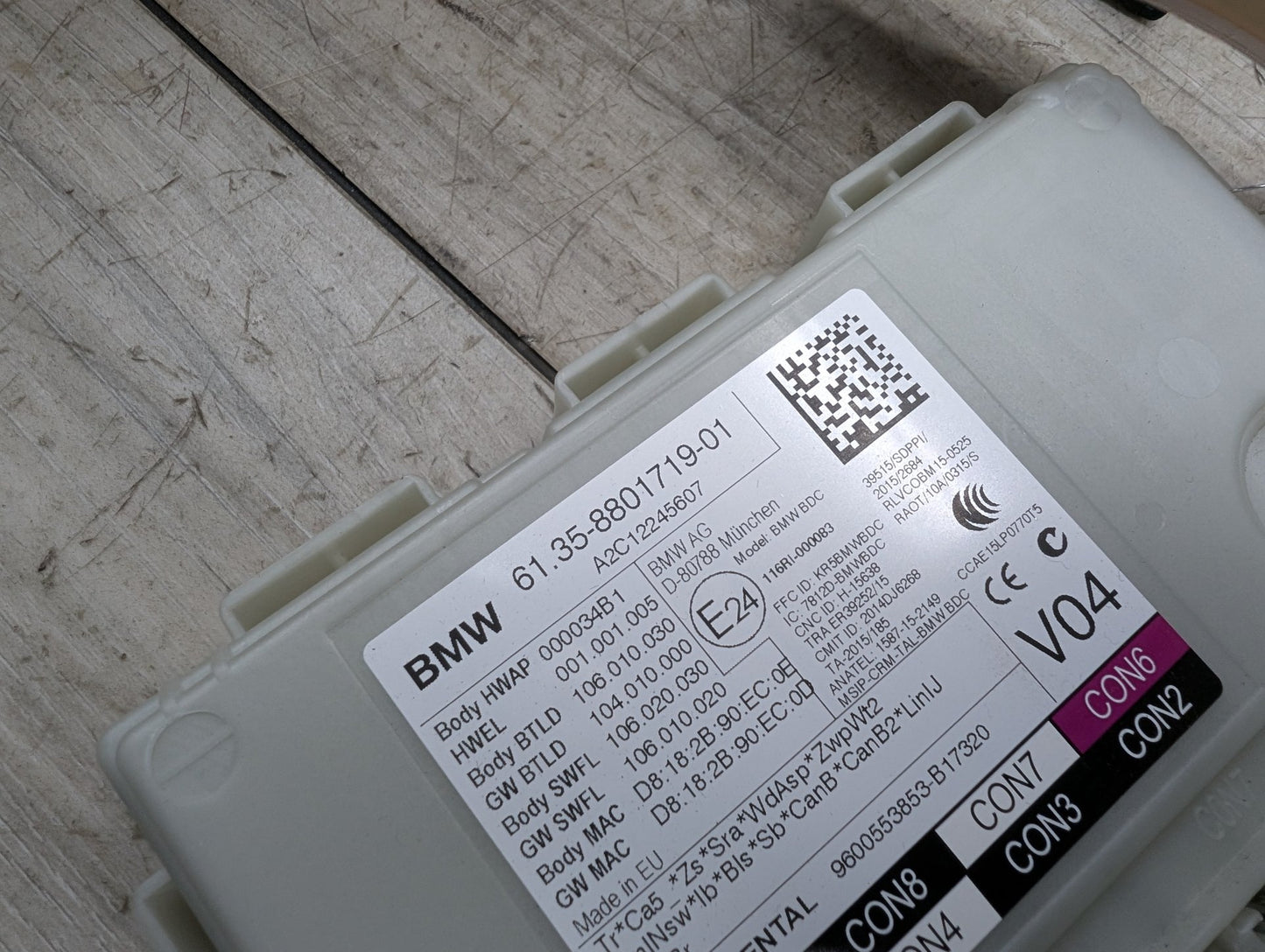 2017-2023 BMW 530i G30 Bdc Body Domain Fem Control Module w/ Key 5A406C4