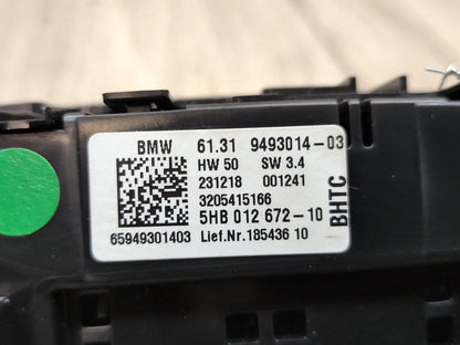 OEM BMW G01 G02 F97 F98 X3 X4 AC Rear Heater Climate Control Switch Panel