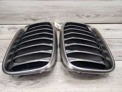 2018 - 2024 BMW X3 G01 Front Left Right Upper Bumper Cover Kidney Grilles SET 7464921 B58B30O1