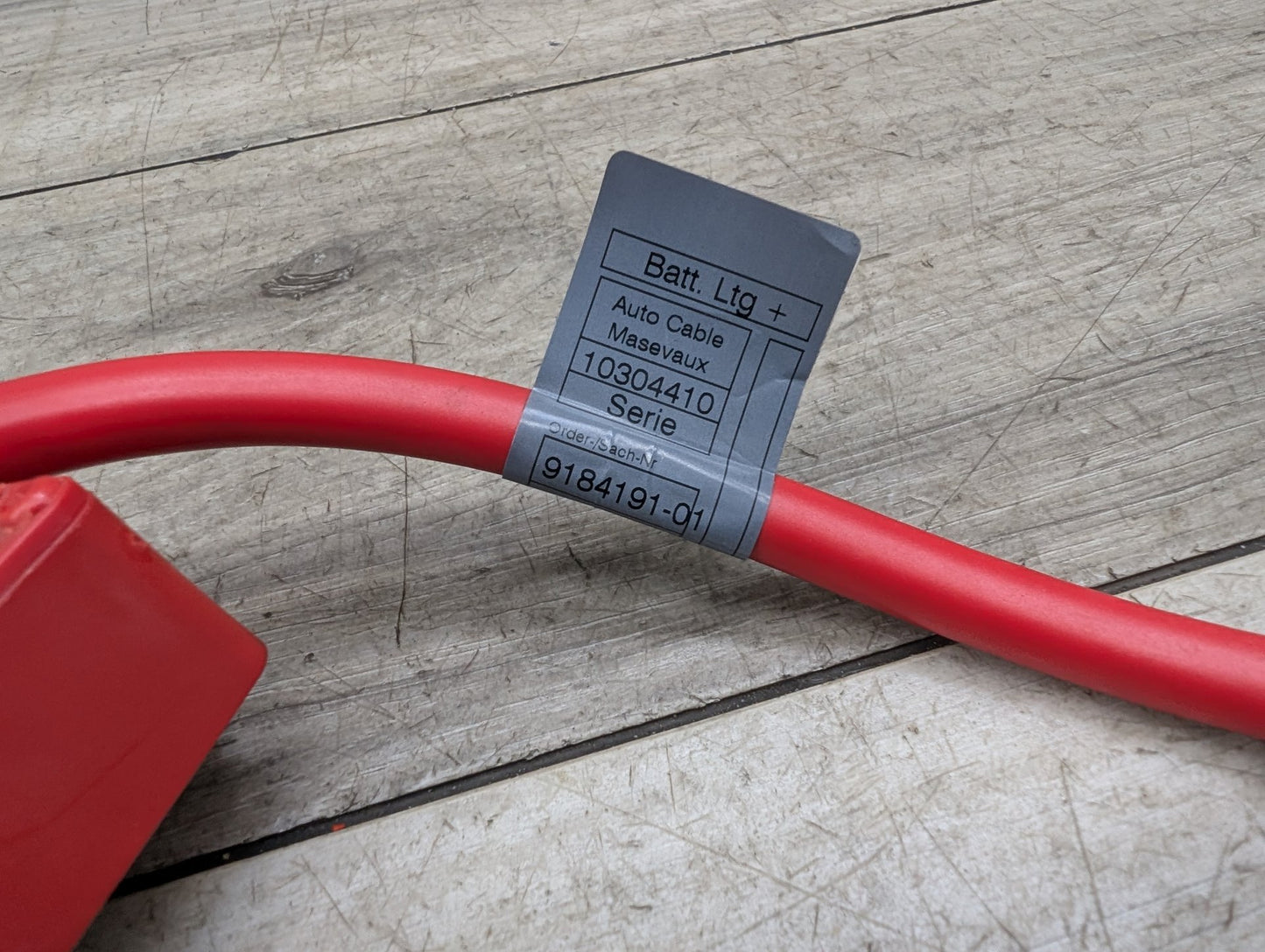 06-13 OEM BMW E88 E90 E92 M3 335 Battery Plus Pole Terminal Positive Red Cable