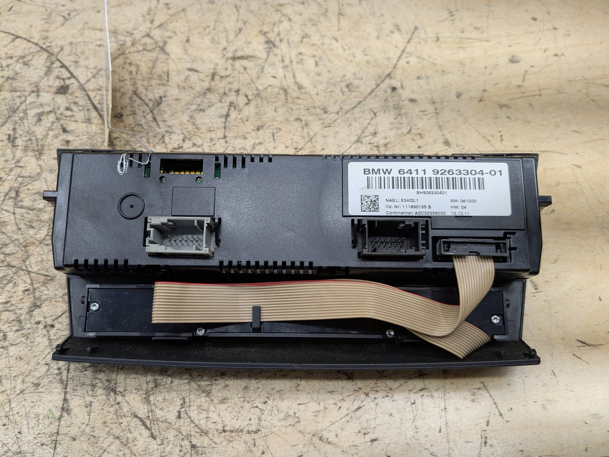 2007-2013 BMW 328i E92 Front AC Heater Climate Control Switch 9263304 OEM
