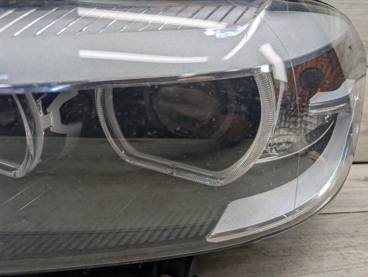 17-19 OEM BMW Front Left Driver Headlight w/ Modules SET LED AHL