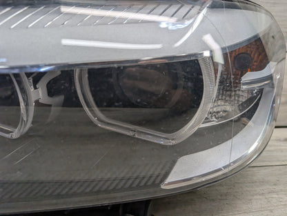 17-19 OEM BMW Front Left Driver Headlight w/ Modules SET LED AHL