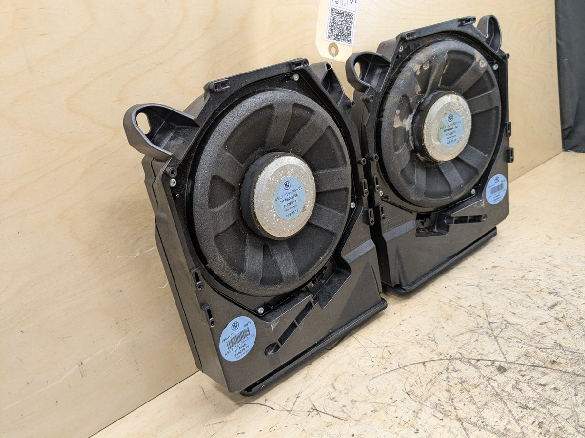 06-13 OEM BMW E82 E90 E92 E93 HiFi Bass Audio Speaker Sub Subwoofers SET
