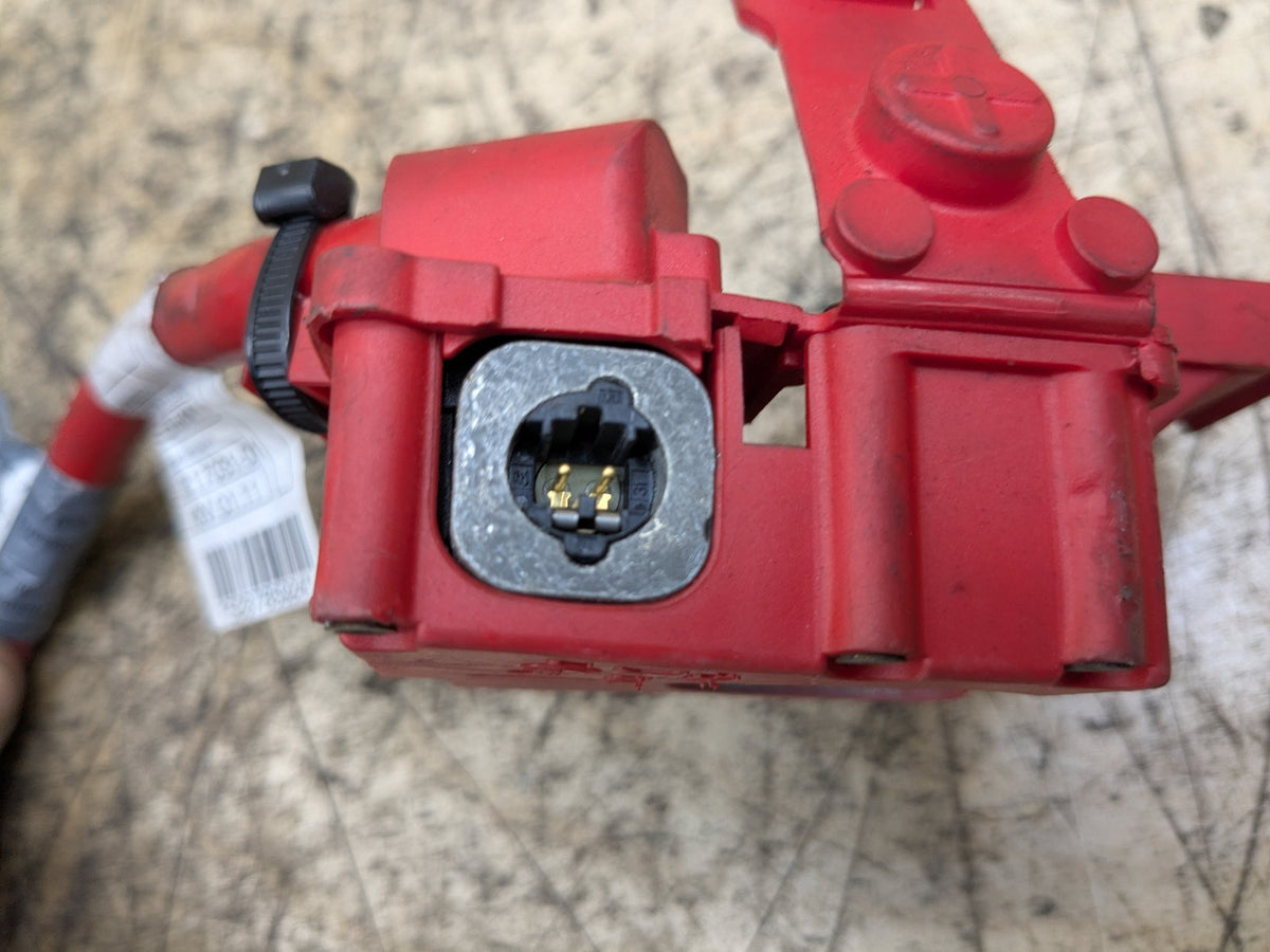 OEM BMW E84 E82 E88 E90 E92 335 M3 Battery Plus Pole Terminal Positive Red Cable