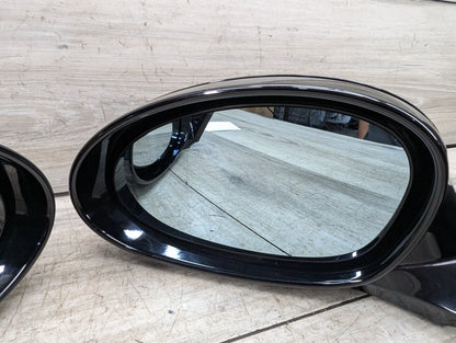 2008-2013 BMW 128i E82 Front Left Right Side Mirror Assembly BlackSET 7268305