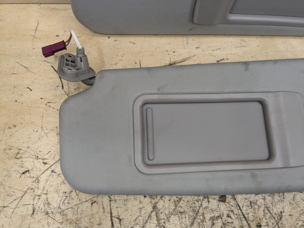 2007-2013 BMW 335i E92 Front Left Right Sun Visor SET 6957369 OEM