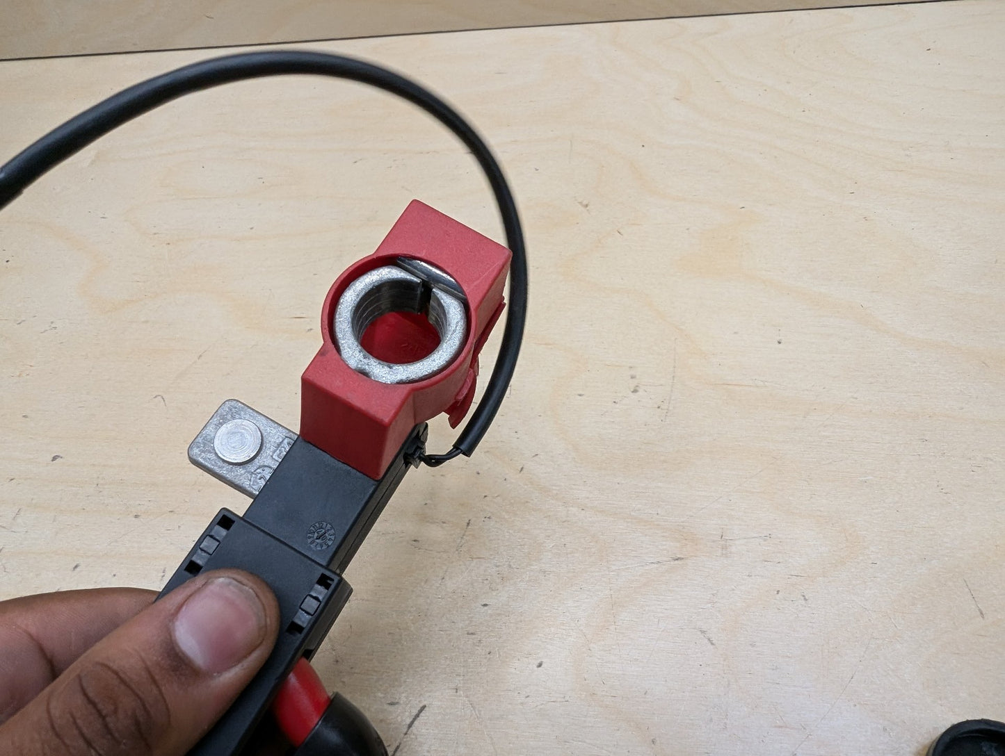 07-13 OEM BMW E93 328 335 M3 Convertible Battery Terminal Positive Red Cable