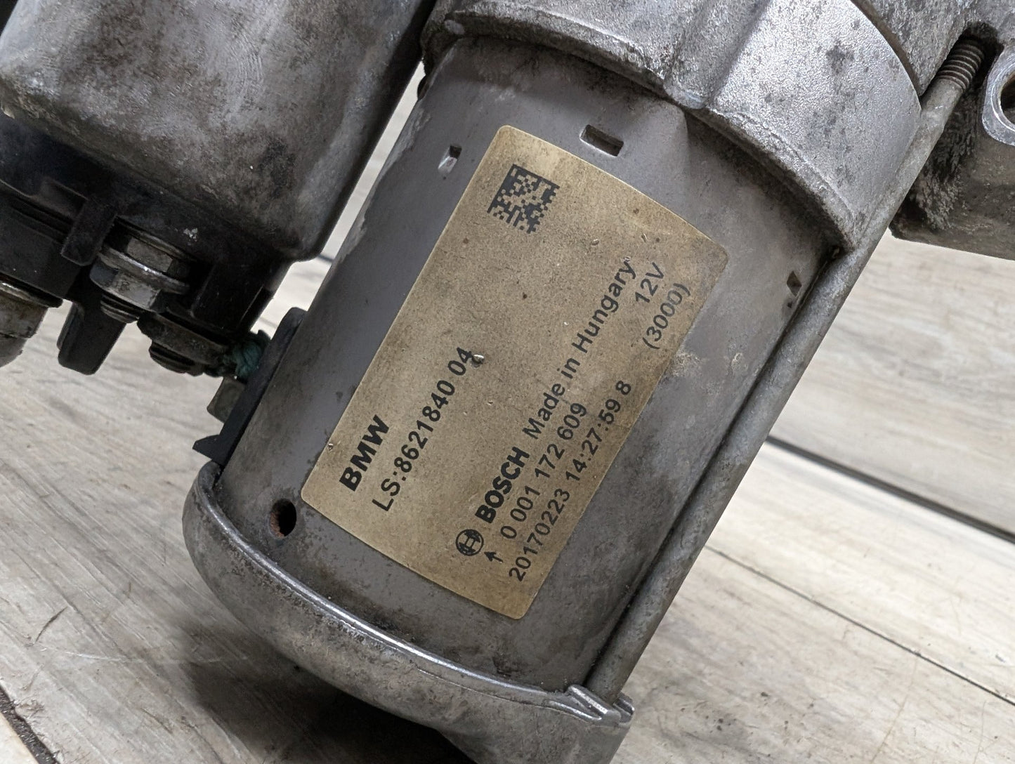 16-20 OEM BMW F22 F23 F30 F32 F33 F36 G01 G12 G30 BOSCH Engine B58 Starter Motor