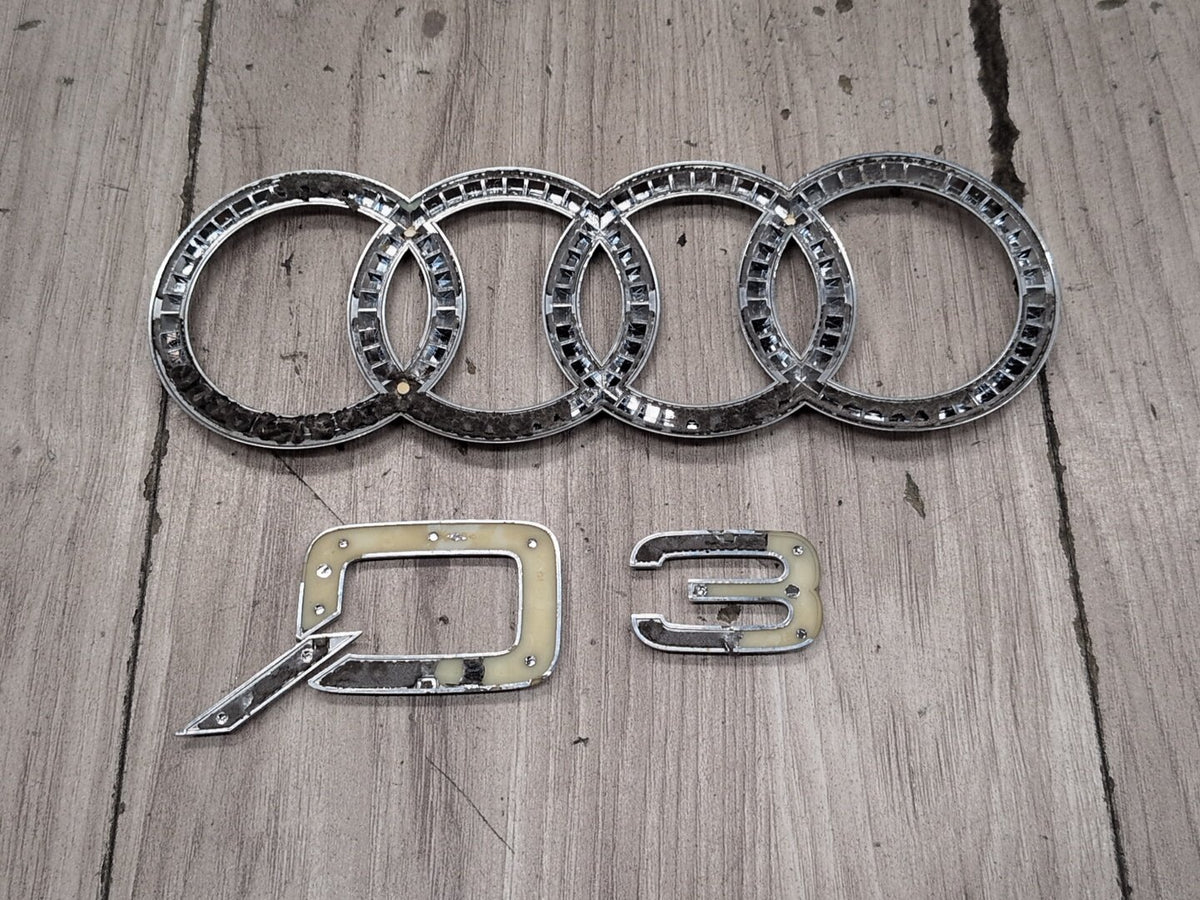 2015-2018 Audi Q3 8U Rear Liftgate Trunk Lid Emblem PN: 8U0853742