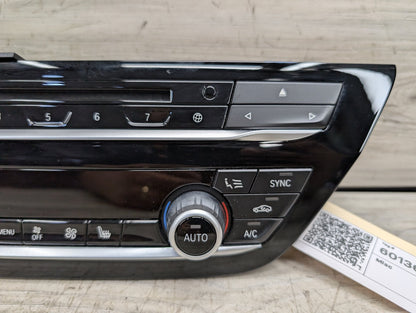 17-20 OEM BMW F90 G30 530 540 M550 AC Climate Control Panel Radio Media Buttons