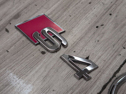 2010-2016 Audi S4 Rear Liftgate Trunk Lid Emblem Badge SET PN: 8D0853737G