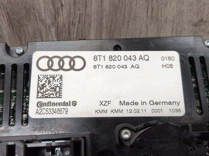 2008-2017 Audi S5 8T Front AC Heater Climate Control Switch 8t1820043aq OEM