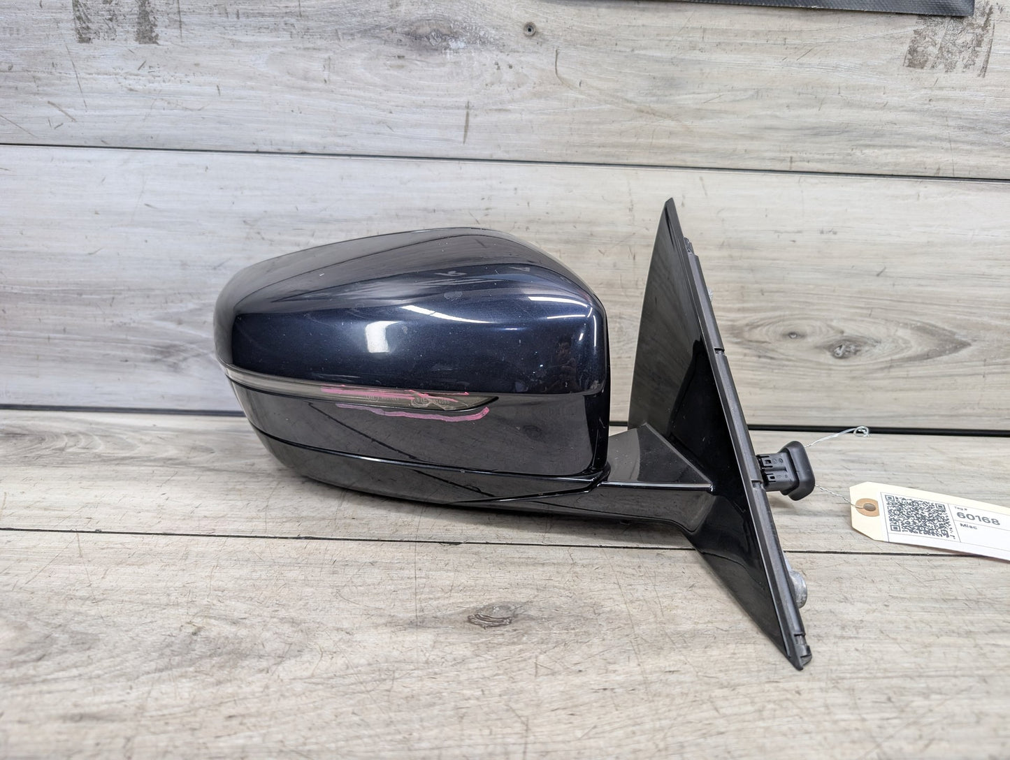 NOTE* OEM BMW G30 540 M550 Right Passenger Side Mirror Blind Spot SHADOW GLOSS