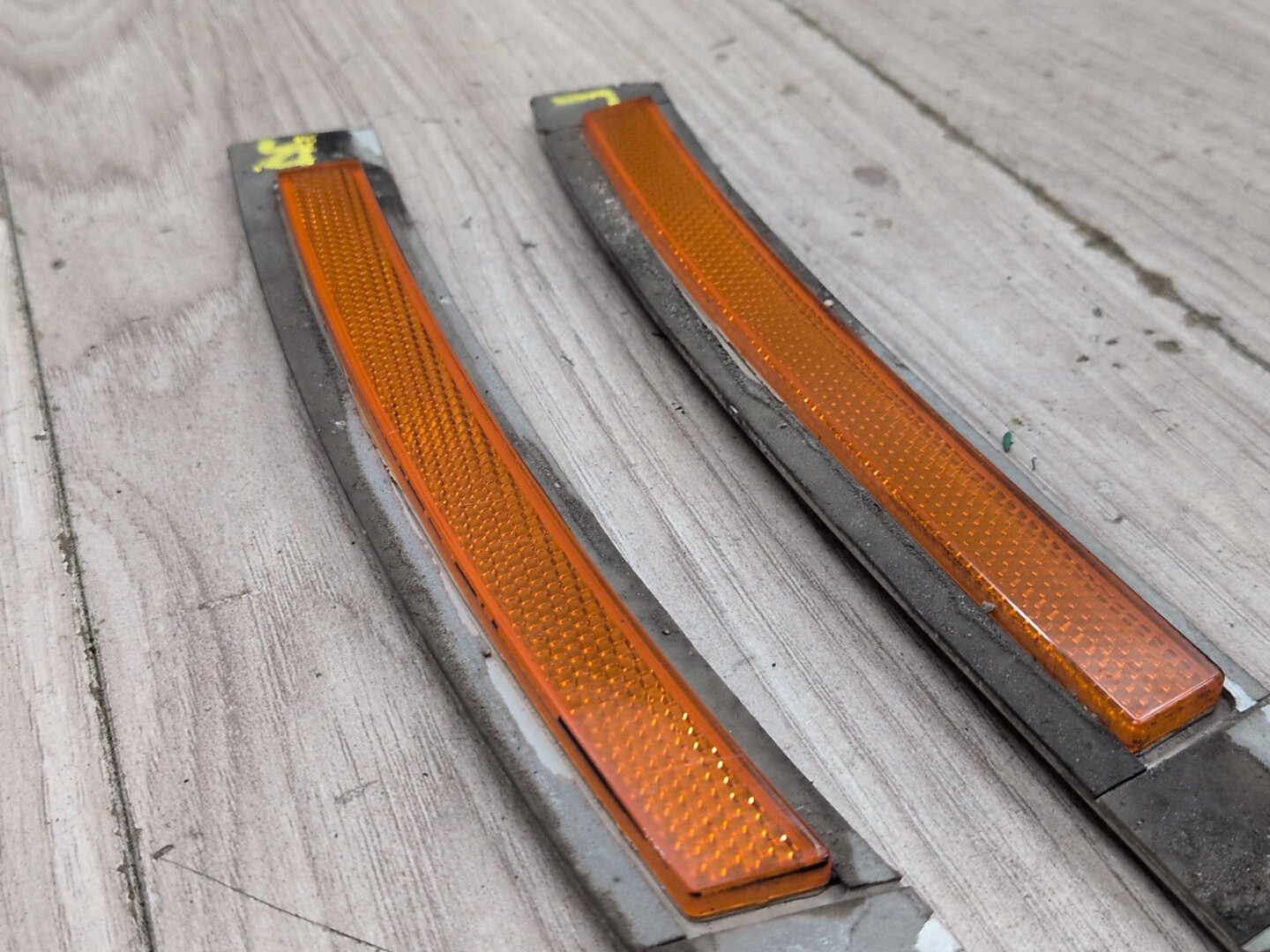 OEM BMW F01 F02 740 750 760 Rear Left Right Driver Passenger Bumper Side Marker Light Reflector PAIR