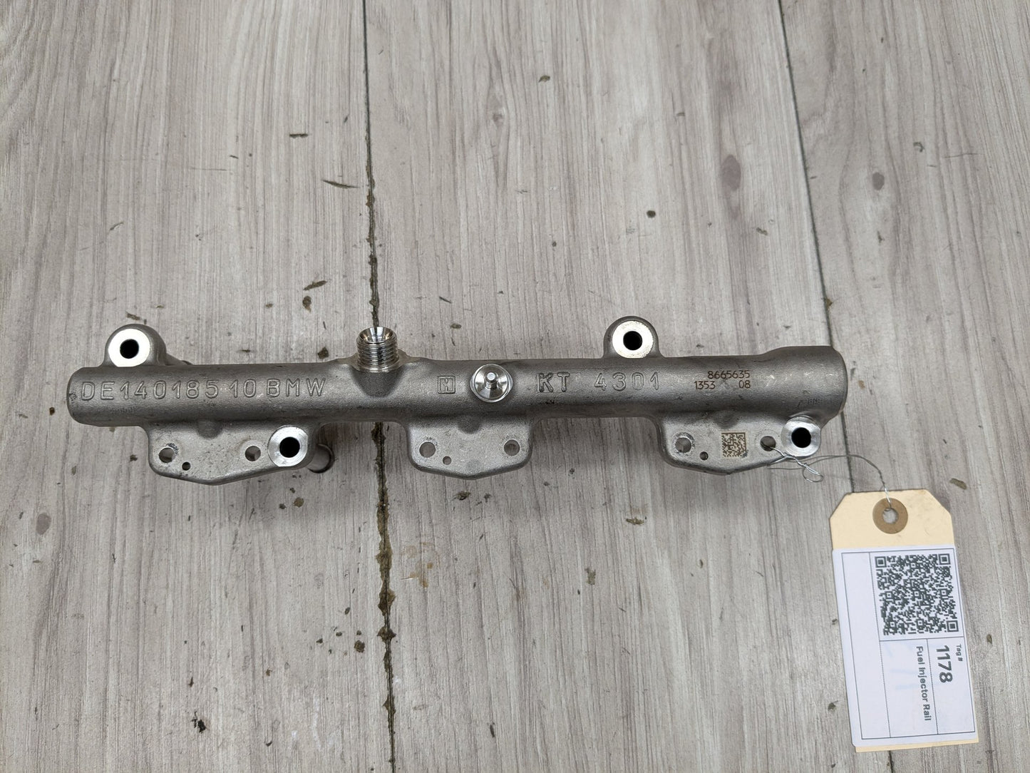 16-20 OEM BMW F22 F30 F32 G30 540 Pressure Fuel Injectors Rail Lines Engine B58