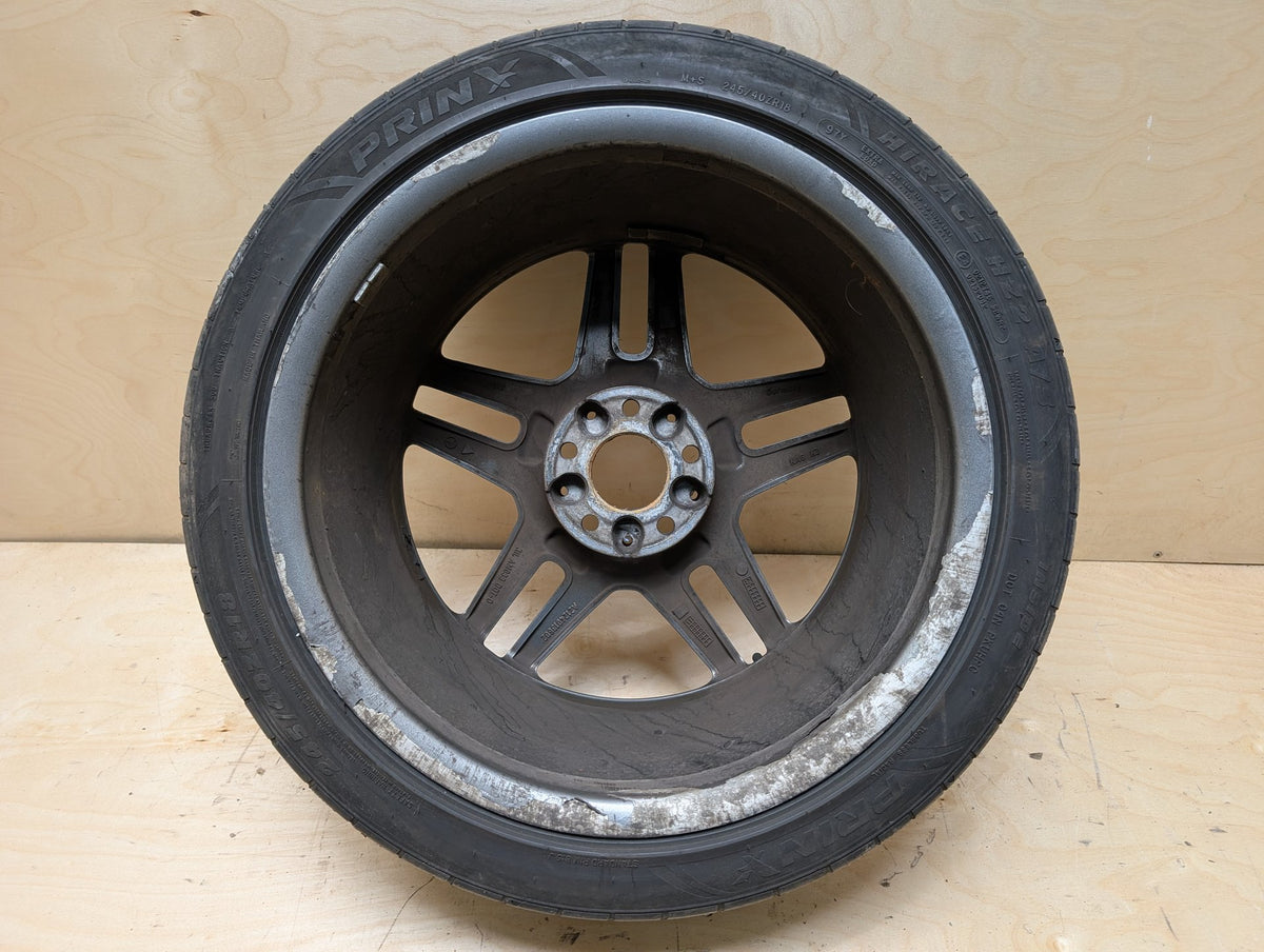 OEM Mercedes W207 E300 E400 E550 AMG Rear Wheel Rim 18x8.5 ET48 5 Double Spoke