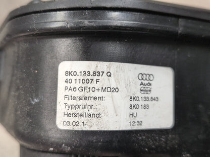 10-17 OEM Audi Q5 S4 S5 SQ5 CCBA Engine Air Filter Box Assembly 8K0133837Q