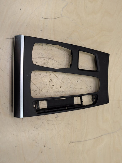 14-19 OEM BMW F15 F16 X5 X6 Center Console Shifter Bezel Cover Panel Trim