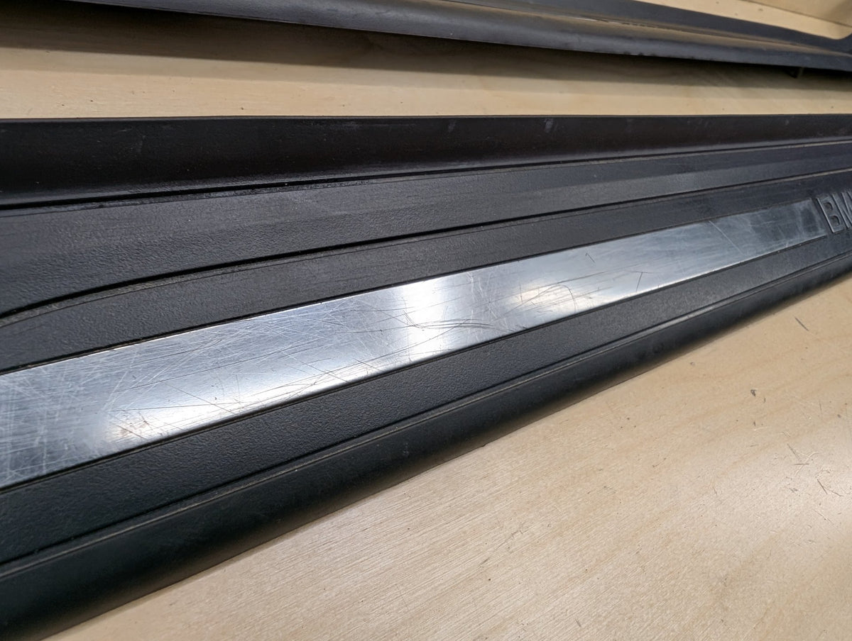2007-2013 BMW 328i E93 Front Left Right Scuff Plate Door Sill SET 7178598 OEM