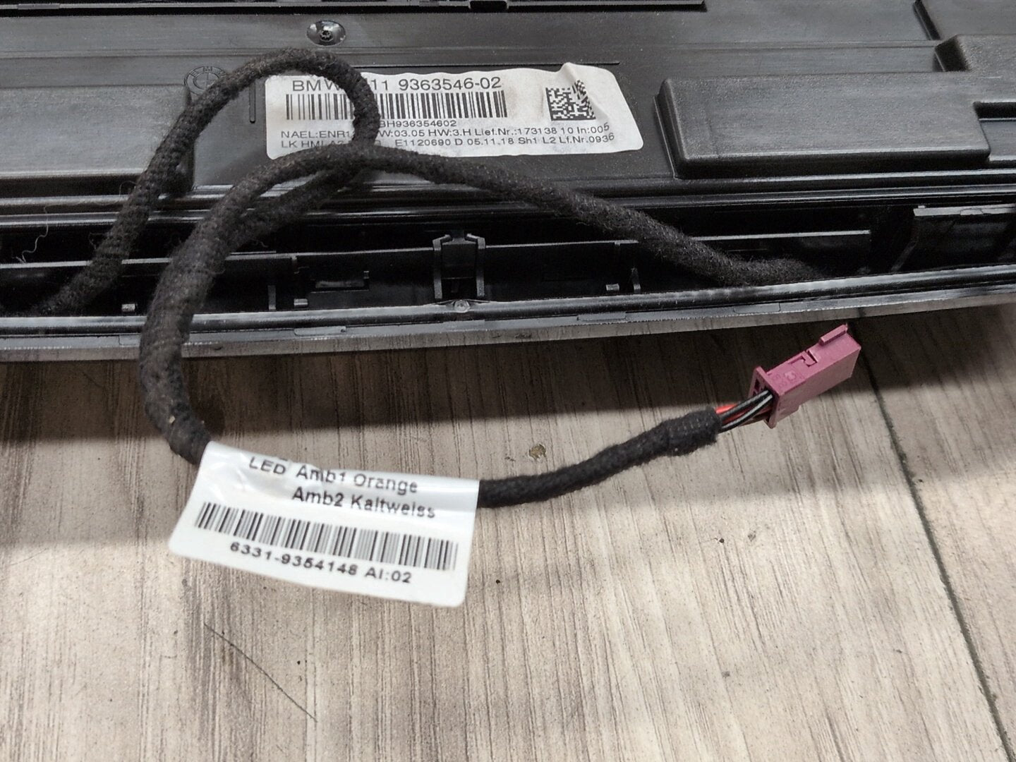 2014 - 2020 BMW 440i F36 Front AC Heater Climate Control Switch 6832881 B58B30M0