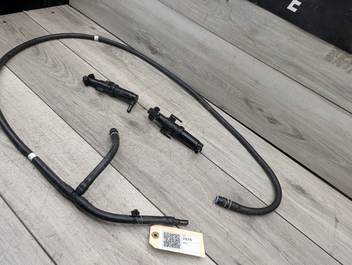 2011 - 2016 BMW 528i F10 Front Left Right Bumper Headlight Washer Nozzles SET 7178742 N20B20O0