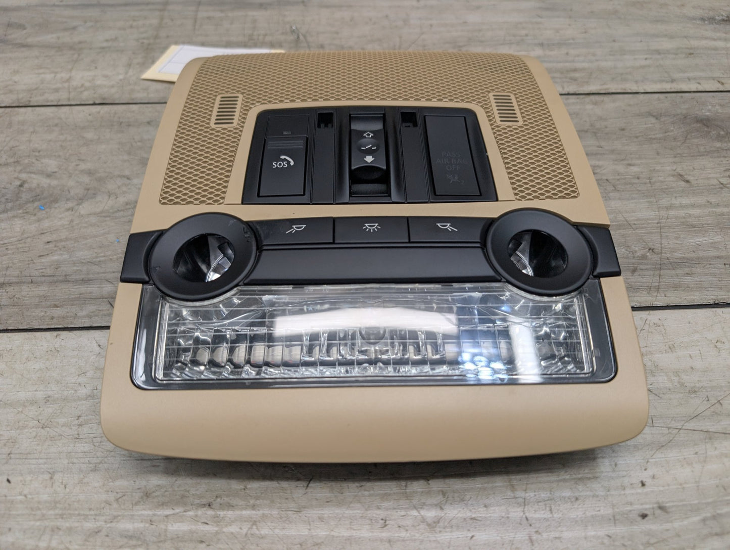 2007-2013 BMW X5 E70 Headliner Overhead Dome Light Switch Module 9225941