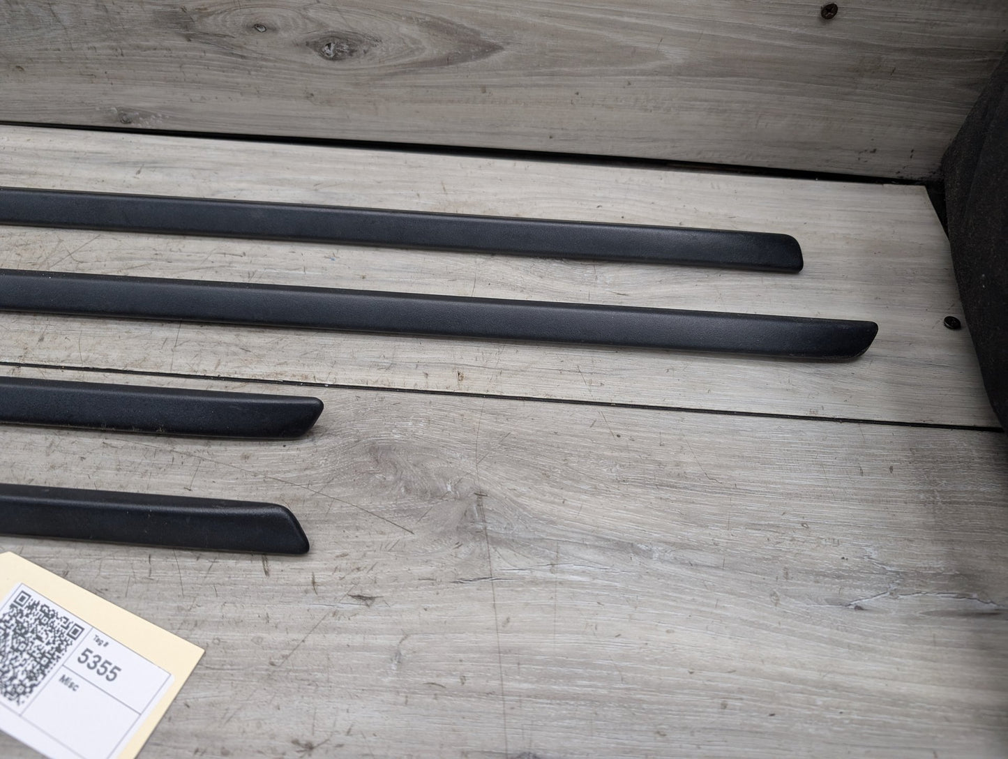 07-13 BMW X5 E70 Front Rear Left Right Exterior Door Trim Molding SET 7158533