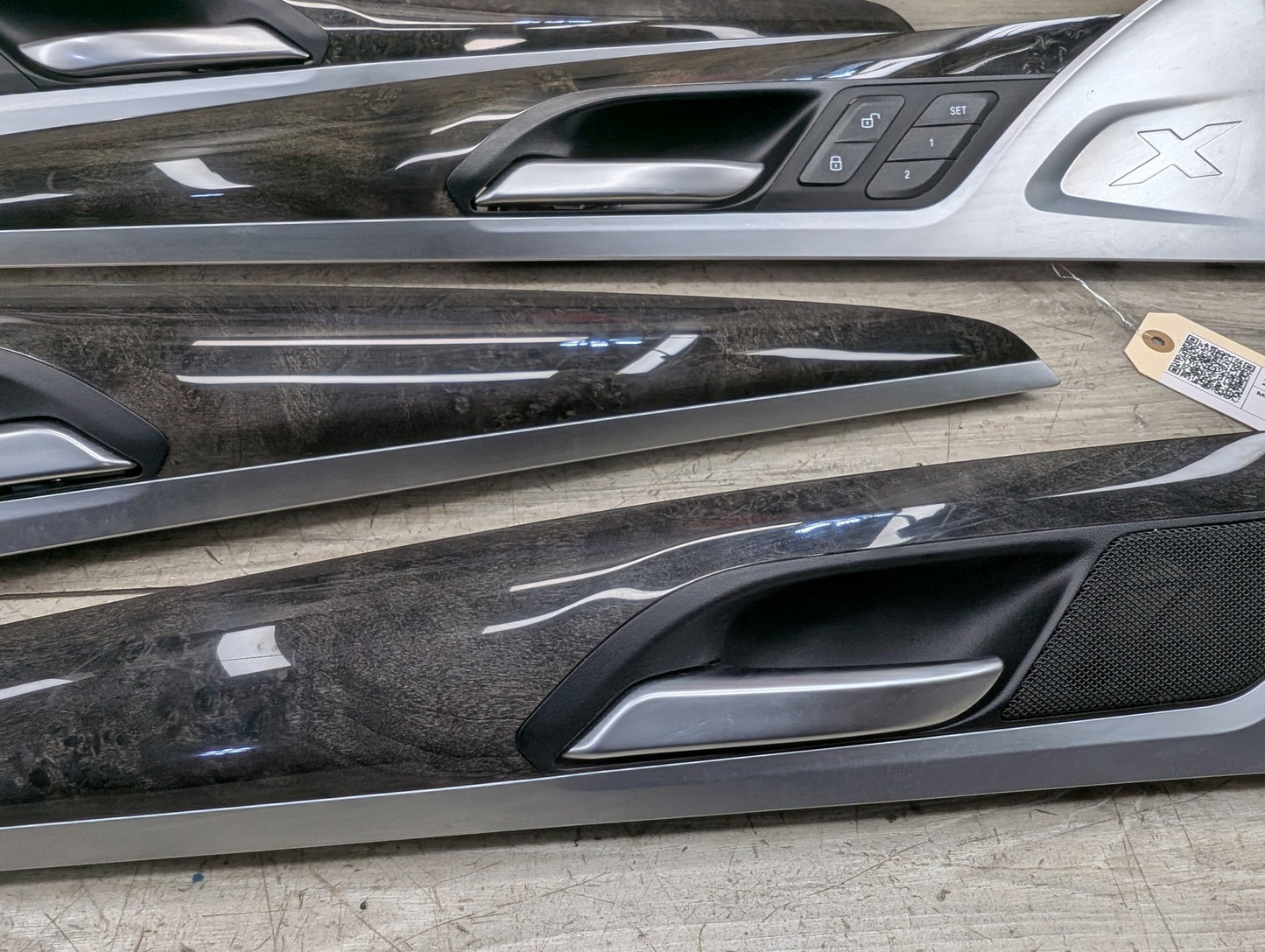 2018 - 2024 BMW X3 G01 Front Rear Left Right Exterior Door Trim Molding SET  B58B30O1