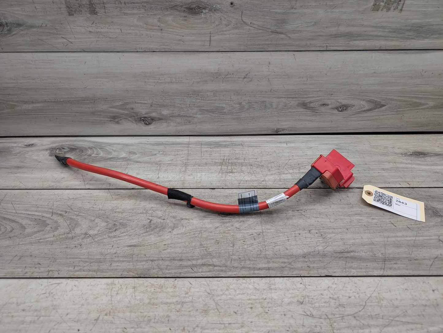 OEM BMW F15 F16 F85 F86 X5 X6 X5M Positive Plus Battery Pole Terminal Red Cable