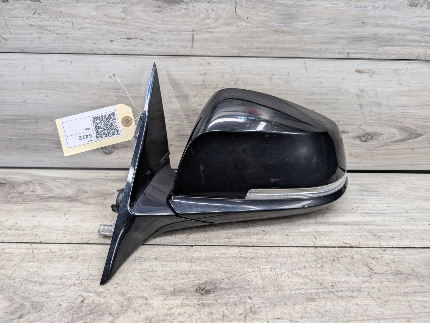 OEM BMW F30 328 330 335 340 Left Driver Side Mirror Heated Auto Dip SHADOW GLOSS