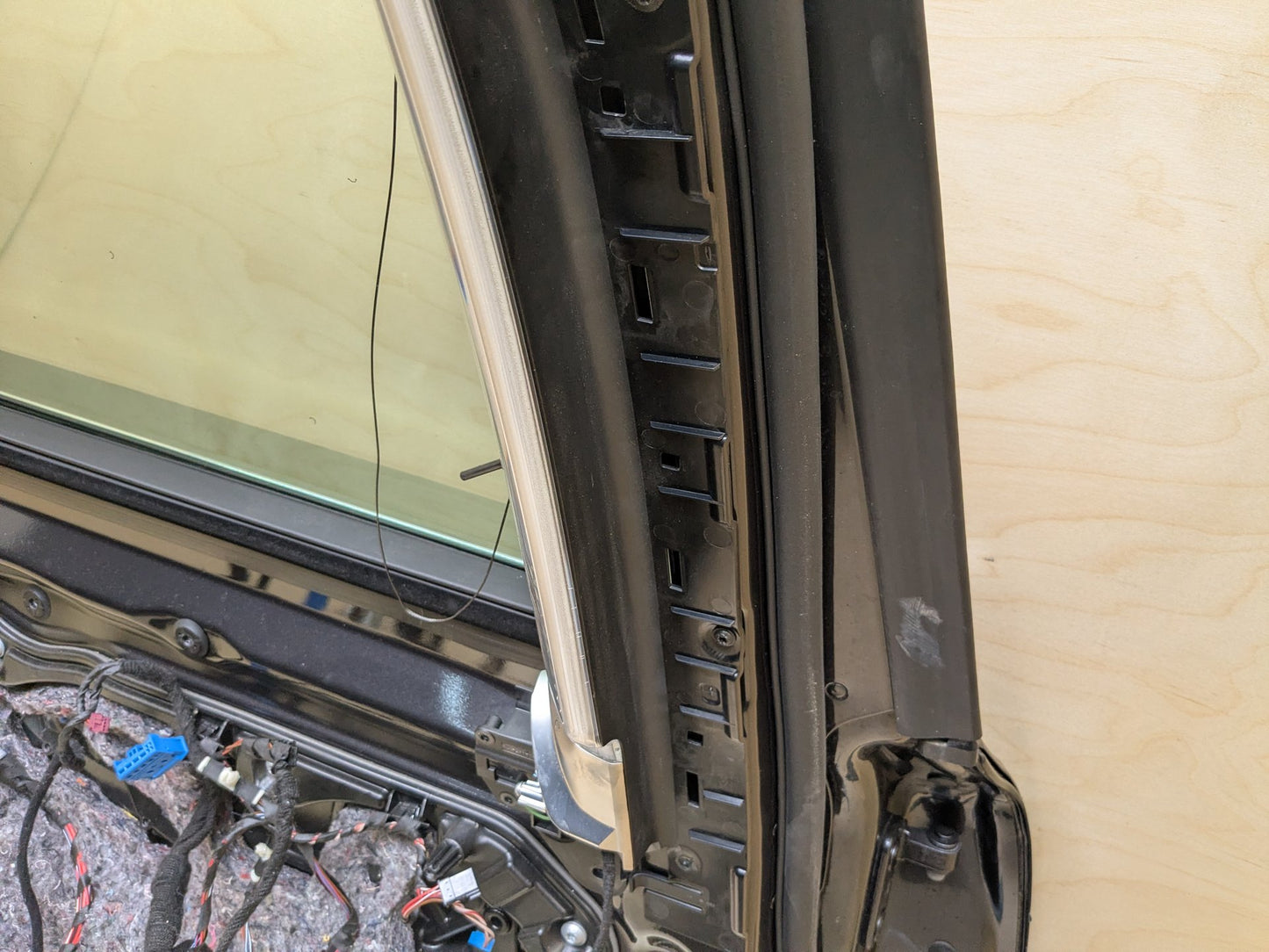 OEM BMW G11 G12 740 750 Rear Left Driver Aluminum Door Shell Panel Gray