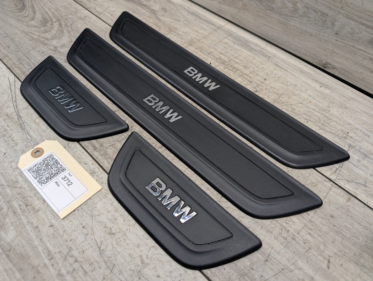 2011-2017 BMW X3 F25 Front Rear Left Right Scuff Plate Door Sill SET 7205811 OEM