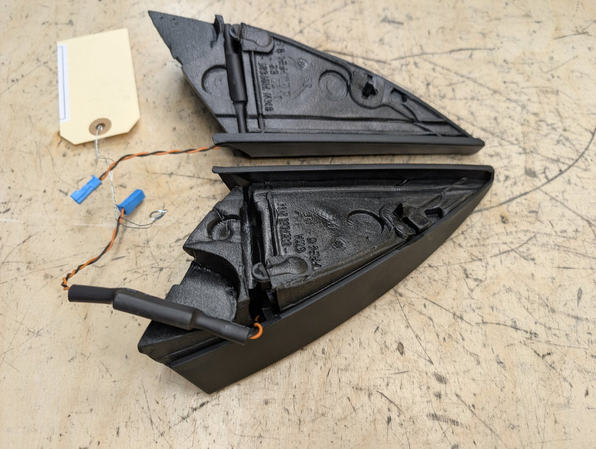 2010-2017 BMW 535i GT xDrive F07 Front Left Right Door Triangle Corner Speaker Assemblys SET 7197867