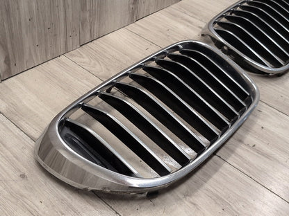 16-19 OEM BMW G11 G12 740 750 Front Left Right Upper Bumper Kidney Grilles SET