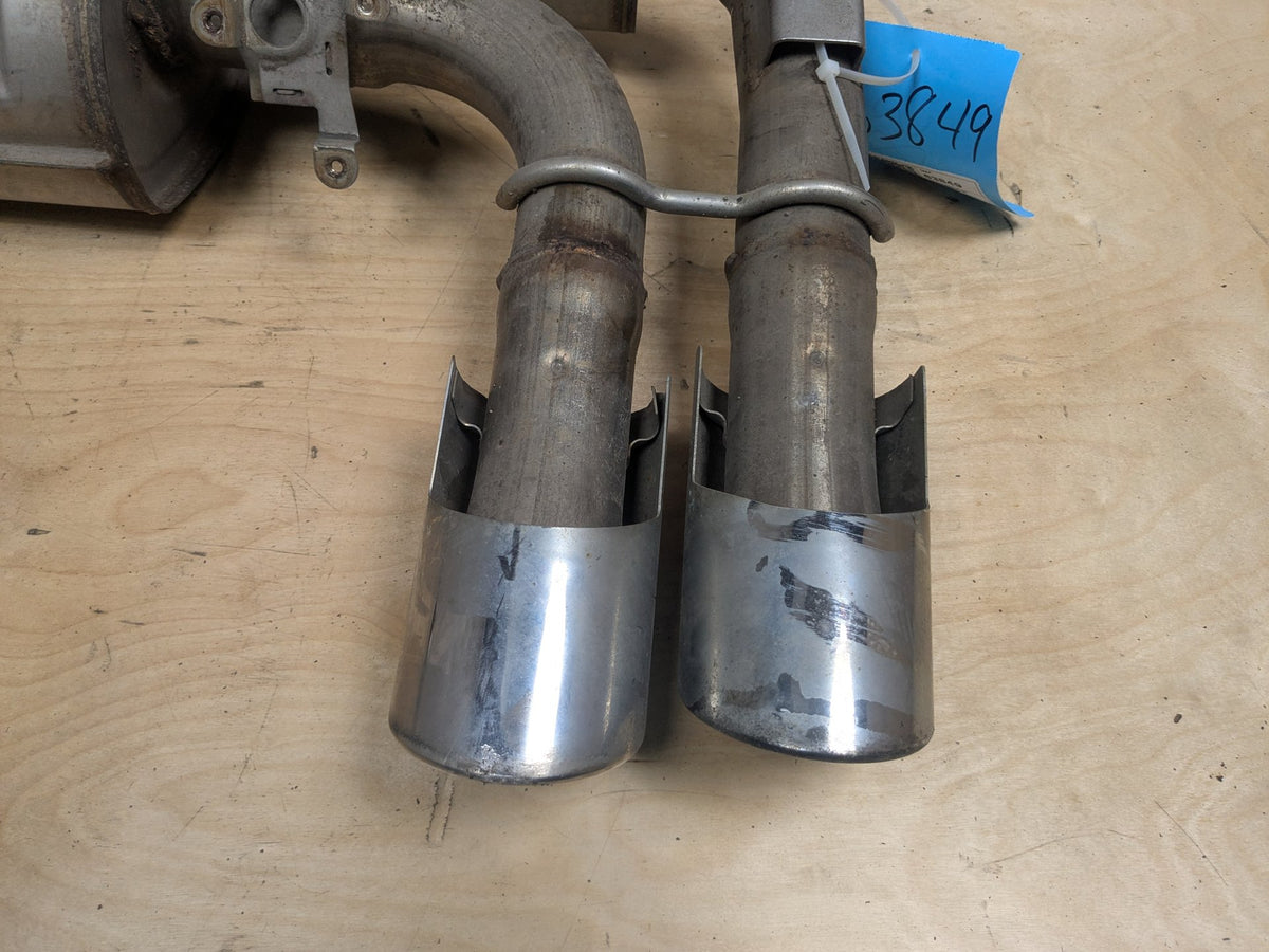 15-18 OEM BMW F85 X5M F86 X6M Rear Exhaust Muffler Section Tail Pipe S63