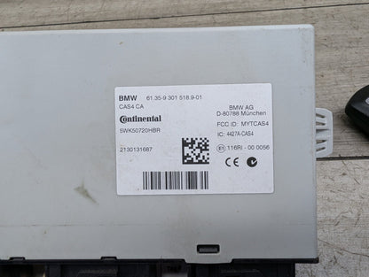 2009-2015 BMW 750Li F02 CAS Comfort Car Access System Module w/ Key 9301518 OEM