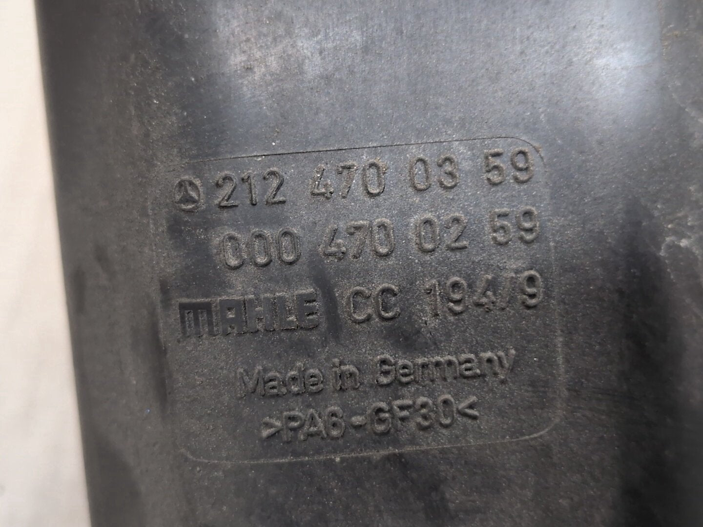 2009-2012 Mercedes-Benz E550 W212 Fuel Vapor Charcoal Canister A2124700359 OEM