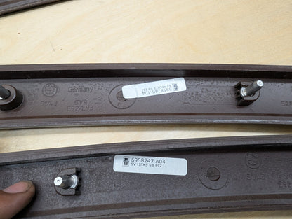 2007-2013 BMW 328i E93 Front Rear Left Right Dash Interior Trims SET 7129555